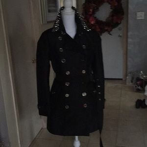 Studded black w gold studs & Buttons